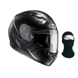 HJC Casque intégral CS-15 Space noir gris + cagoule