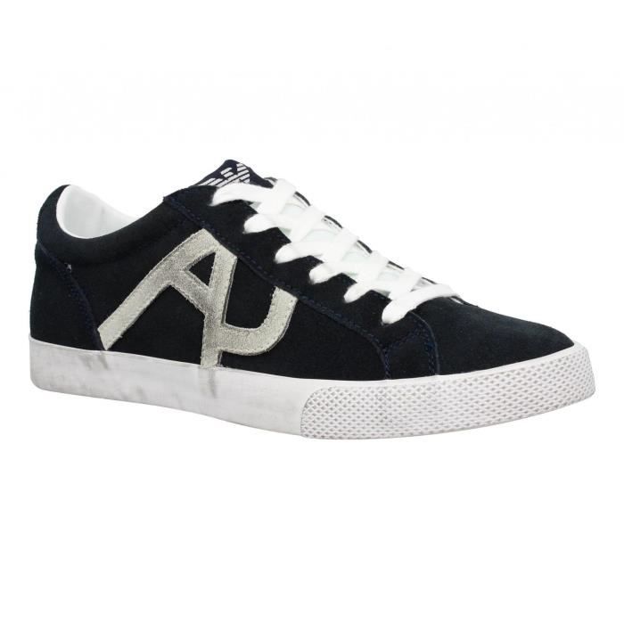 ARMANI JEANS 6525 velours Homme43Marine Achat / Vente basket ARMANI