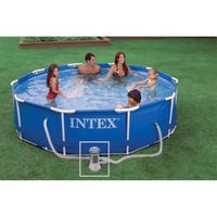 PISCINE COMPLETE - KIT PISCINE Kit piscine tubulaire "Metal Frame" 3m05 x 0m76 ro
