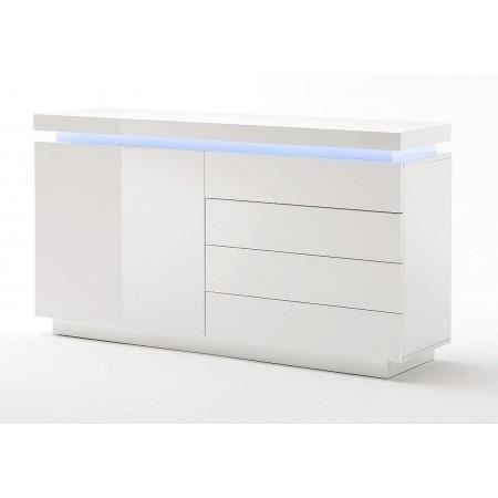 commode blanche led