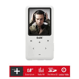 D-JIX M419 Lecteur MP4 1.8?? Blanc