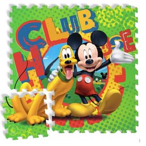 MICKEY Tapis Puzzle Eva Pour Enfant Mickey & Pluto