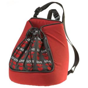 FERPLAST Sac de transport Trip 1 Love en tissu 28x18x29cm - Rouge - Pour chien
