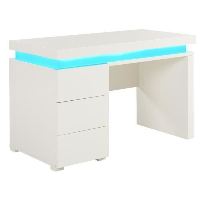 le de bureau led flash bureau contemporain blanc brillant l 120 cm achat vente bureau flash bureau avec led le de bureau led flash bureau contemporain blanc brillant l 120 cm achat vente bureau flash bureau avec led