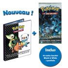 JEUX DE CARTE Pack cahier range-Cartes + booster Pokémon