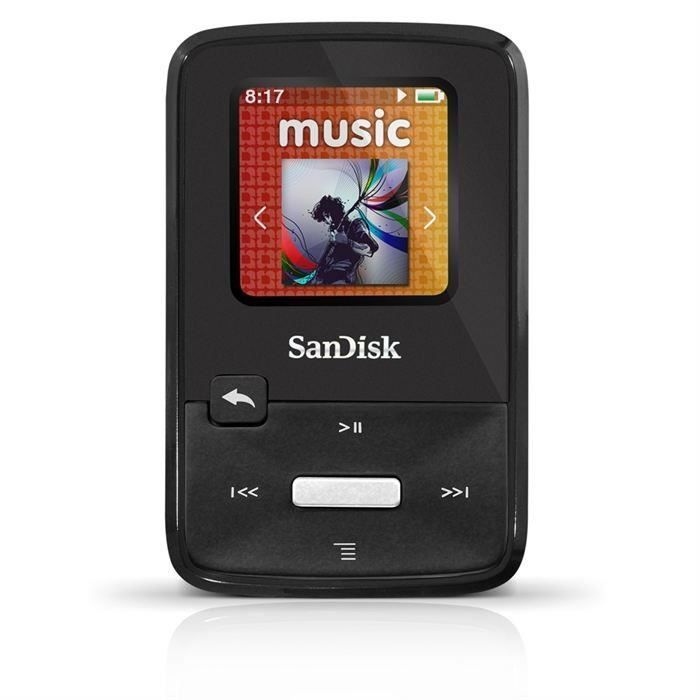 LECTEUR MP3 SANDISK Sansa Clip ZIP 4GO Noir