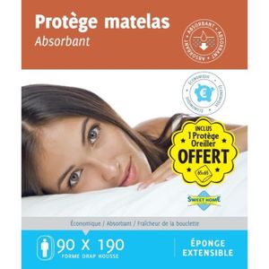 SWEET HOME Kit prot?ge lit COLUMBIA 90x190/200cm