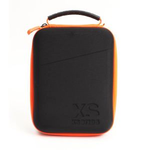 XSories - UNIVERSAL CAPXULE SMALL - Housse de rangement pour caméra ou appareil électronique, filet de rangement, poignée, Noire