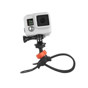 XSories - XSTRAP60 - Fixation pour caméra ou GoPro sur tube, sangle velcro, 16 ? 60 mm de diam?tre - Noire et orange