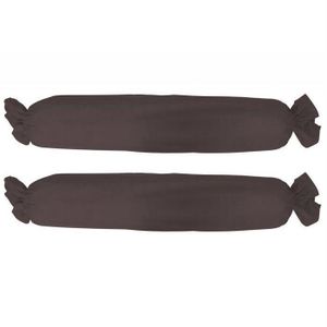 TODAY Lot de 2 taies de traversin 45x185 cm cacao