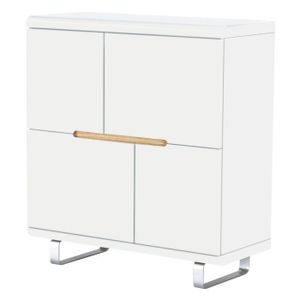 SPACY Buffet haut - 4 portes - L 102,4 x P 45 x H 116,3 cm