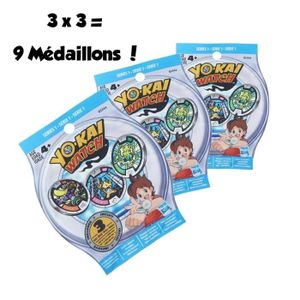 YO-KAI Pack 3 Sachets Myst?re de 3 Médaillons