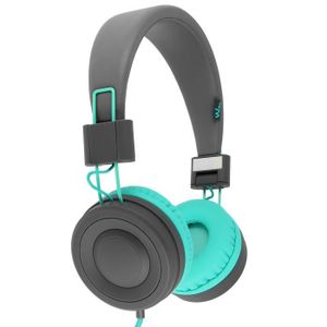 Wiko Wishake Casque Filaire Gris/Bleen
