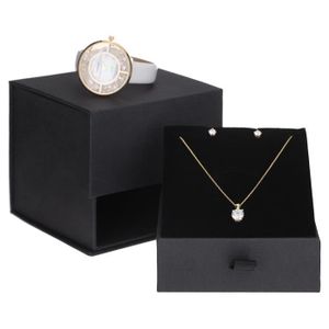 TORRENTE Coffret Human Montre Quartz Parure Collier avec Pendentif et Boucles d'Oreilles Puces