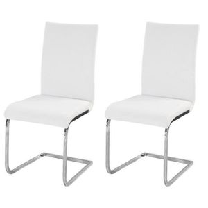 LEA Lot de 2 chaises de salle ? manger en simil...