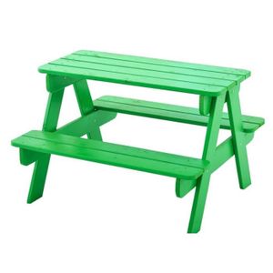 AMCA Table de PicNic Enfant et Bac ? Sable PicSand en bois