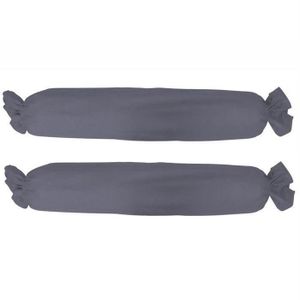 TODAY Lot de 2 taies de traversin 45x185 cm canon de fusil