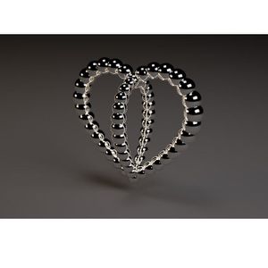 Pendentif C?ur Ouvert Perlé personnalisé