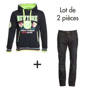 RIVALDI Lot Sweat + Jean Homme