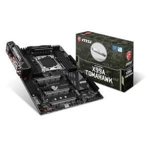 MSI Carte m?re X99A TOMAHAWK - Socket LGA 2011-3 - DDR4 - 3333 MHz - 128 Go - X99A TOMAHAWK