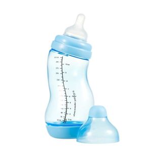 DIFRAX Biberon S Wide 310 ml Bleu