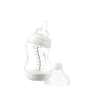 DIFRAX Biberon S Wide 200 ml Blanc