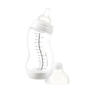 DIFRAX Biberon S Wide 310 ml Blanc