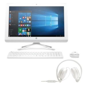 Pack HP PC Tout en un-22b000nf - Blanc - 21,5\
