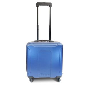 KINSTON Valise Cabine Low Cost Rigide ABS 4 Roues 46 cm Bleu