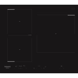 HOTPOINT HKID 631 BL C - Table de cuisson ? induction - 3 zones - 7000W - L58 x P51cm - Rev?tement verre - Noir