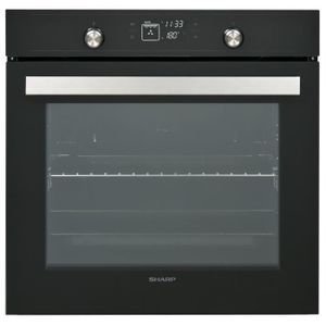 SHARP K-70V19BM2 Four électrique encastrable multifonction - Chaleur tournante - 78L - Catalyse - A - Noir