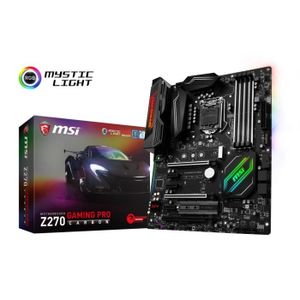 MSI Carte m?re Z270 GAMING PRO CARBON - Socket LGA 1151 - DDR4