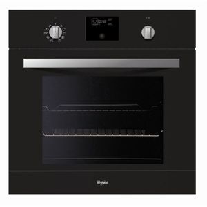 WHIRLPOOL AKZ 520/NB- Four électrique encastrable - Chaleur tournante - 60L - Pyrolyse - A - Noir