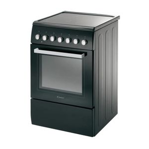 CANDY CCV5543BX - Cuisini?re table vitrocéramique - 4 zones - 5800W - Four multifonction - Catalyse - 40L - A - L60 x H85cm - Noir