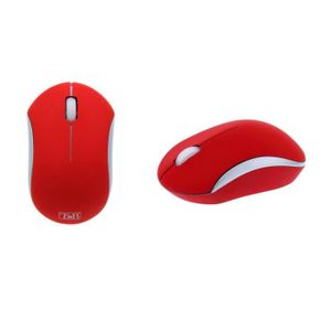 T'nB Souris optique sans fil Rubby Rouge
