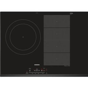 SIEMENS EX751FJC1F - Table de cuisson ? induction - 3 zones - 7400W - L71 x P52cm - Rev?tement verre - Noir
