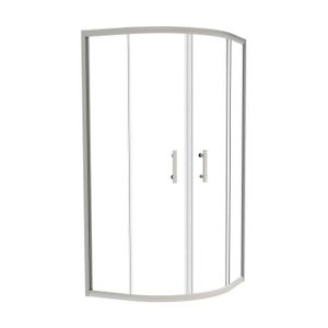 Paroi de douche acc?s d'angle coulissant Ekla 6mm 1/4c 90cm