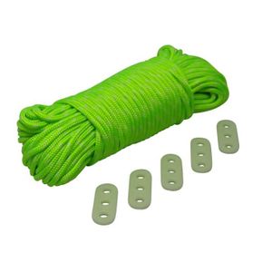 CAO CAMPING Cordeau Phosphorescent + 5 Tendeurs