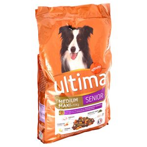 ULTIMA Croquettes au poulet, aux légumes, au pomme et au riz - 7,5kg (x1) - Pour chien senior