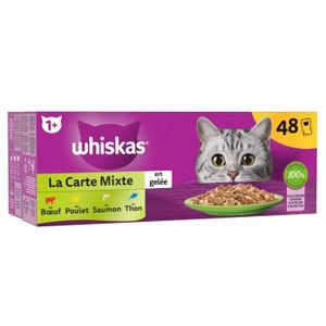 WHISKAS Recette du marché 48x100g (x1)