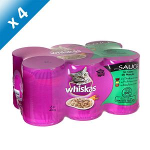 WHISKAS La Carte du marché en sauce pour chat 6 x 400g (4)
