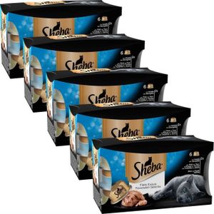 SHEBA Domes Filets Exquis 6x80g (x5)