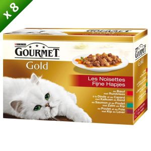 GOURMET Gold Noisettes 12x85g (x8)