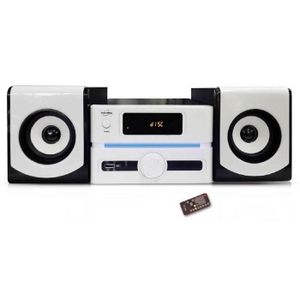 INOVALLEY CH12CDW Chaîne HiFi CD FM blanche 50W