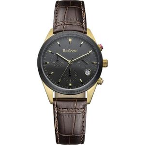 BARBOUR Montre analogique bracelet marron boite do