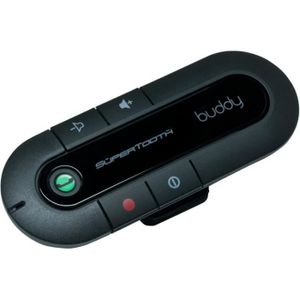 Supertooth Buddy Kit Mains Libres Voiture Bluetooth Noir