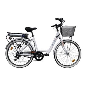 EBIKE Vélo Electrique Ville VAE CITY 6 Vitesses 36V-7,8AH Batterie Lithium incluse