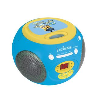 LES MINIONS Lecteur CD Radio Lexibook