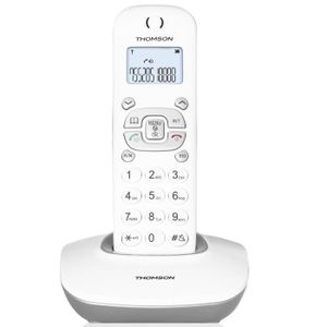 Thomson Multy Solo Téléphone Sans Fil Sans Répondeur Blanc Gris
