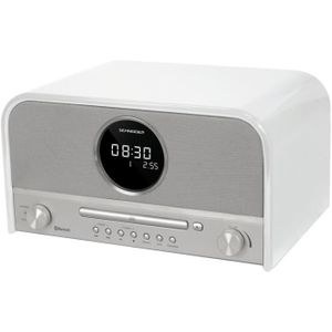 SCHNEIDER SC700MCCD Micro chaine CD/MP3/Bluetooth - Blanc